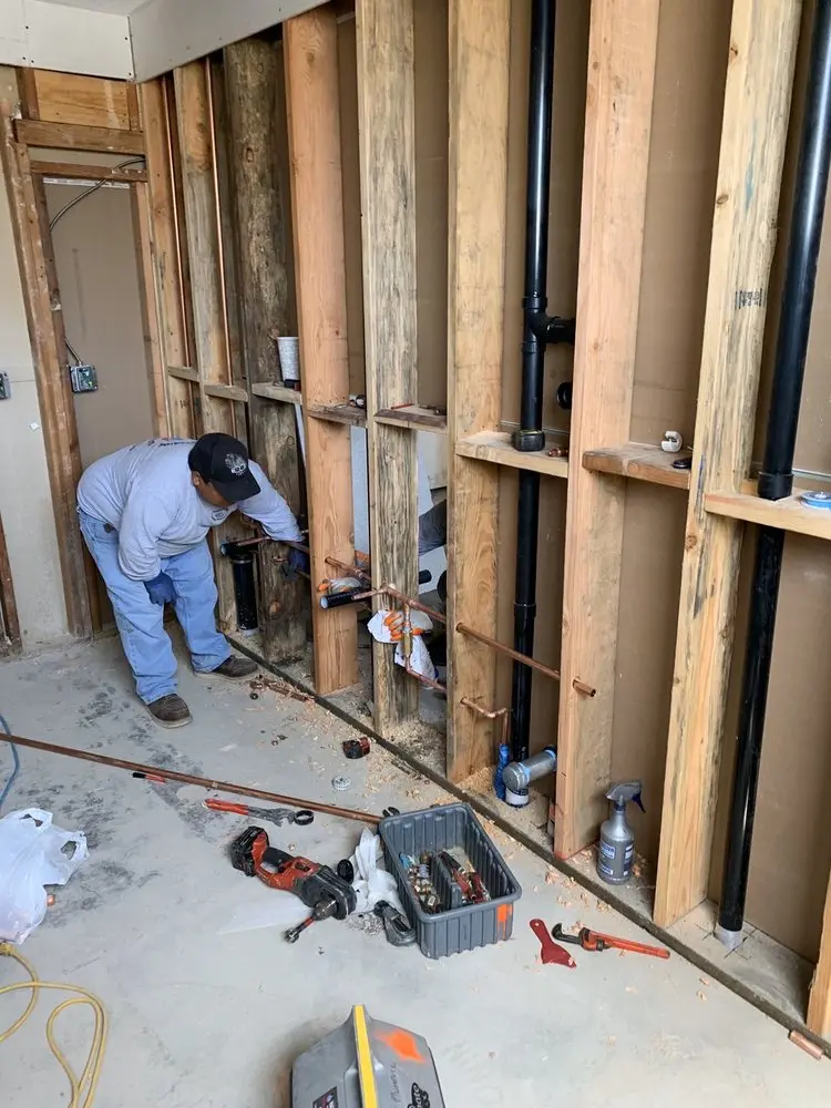 Commercial rough-in plumbing for Water Heater Replacement in West Chelmsford